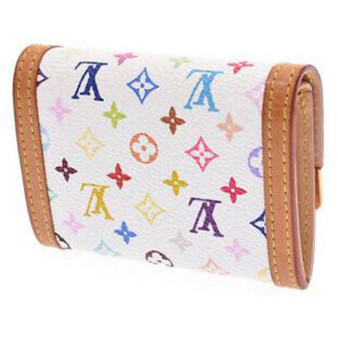 louis vuitton bicolor pochette|Louis Vuitton multicolor wallet.